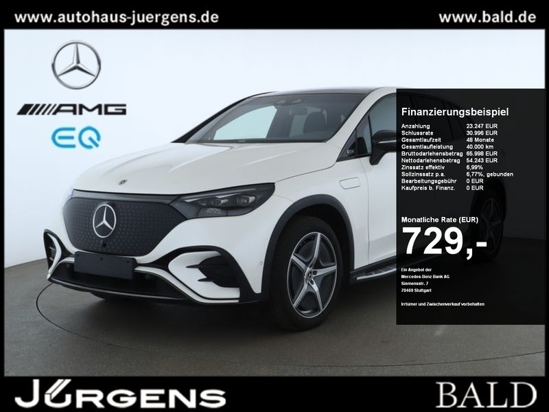 Weiss manufaktur diamantweiss bright Gebraucht 2024 Mercedes EQE500 AMG SUV | 77.490 € (Fairer Preis) - Bild 1/4