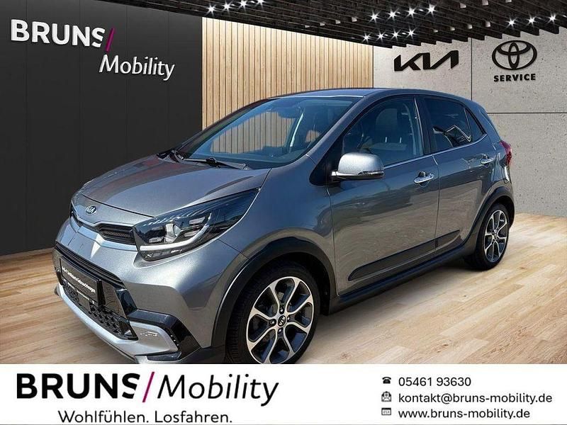 Grau Gebraucht 2021 Kia Picanto X-Line Kleinwagen | 14.980 € (Fairer Preis) - Bild 1/4