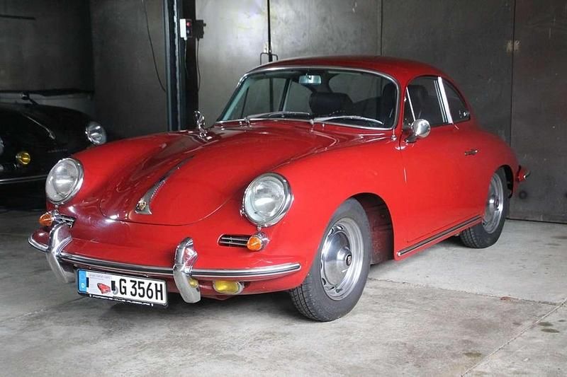 Rubinrot 6202 Gebraucht 1962 Porsche 356 Coupé | 79.900 € - Bild 1/4