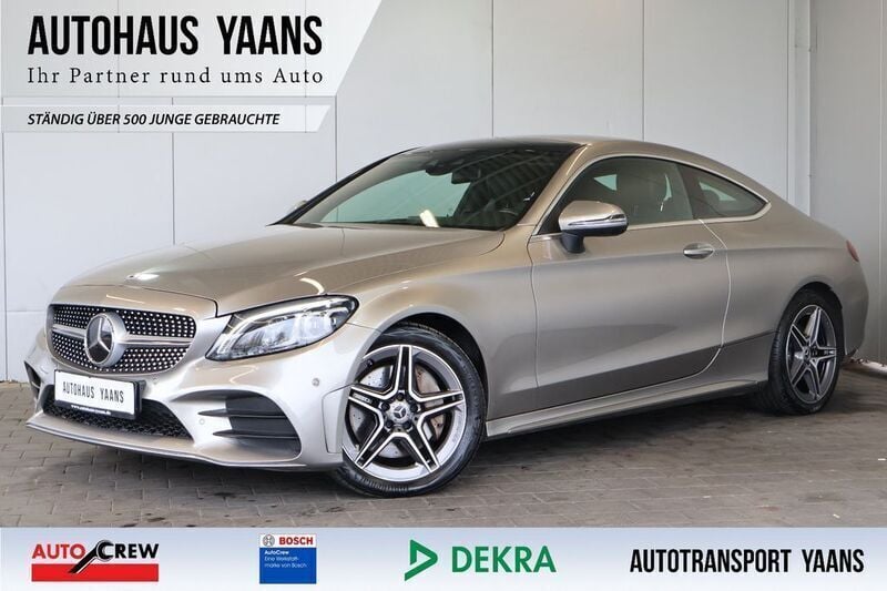 Mojavesilber metalliclack Gebraucht 2020 Mercedes C300 AMG Coupé | 35.789 € (Superpreis) - Bild 1/4