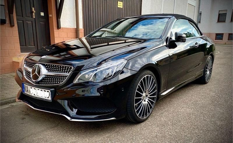 Schwarz Gebraucht 2014 Mercedes E350 AMG Cabrio | 19.300 € (Fairer Preis) - Bild 1/4