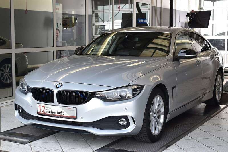 Glaciersilber metallic Gebraucht 2019 BMW 418 Gran Coupé Advantage Coupé | 20.890 € (Fairer Preis) - Bild 1/4