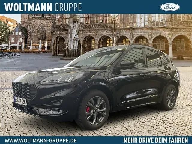 Obsidianschwarz metallic Gebraucht 2024 Ford Kuga ST-Line X SUV | 39.990 € - Bild 1/4