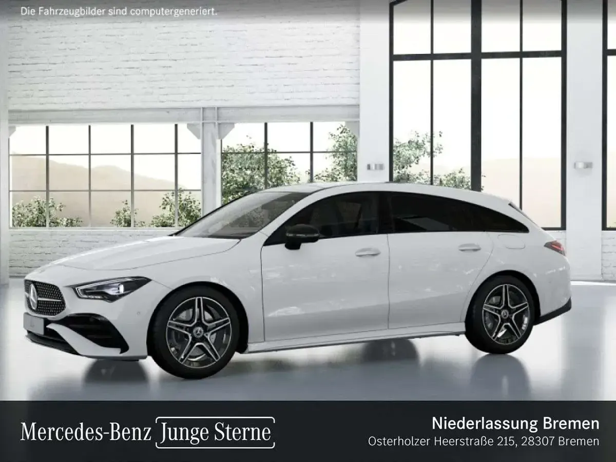 Gebraucht Mercedes CLA200 AMG 163 PS (119 kW) 2025 Polarweiß Kombi