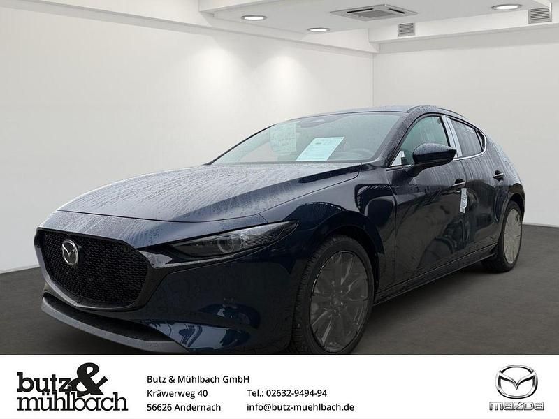 Neu Mazda 3 186 PS (136 kW) 2025 Blau Limousine