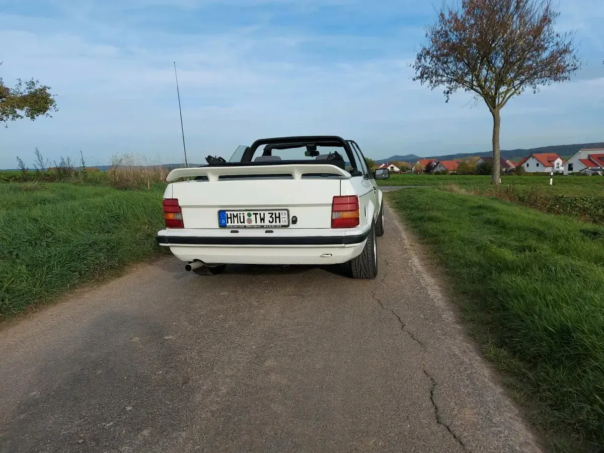 Gebraucht Ford Escort Cabriolet 1984 Weiß Cabrio