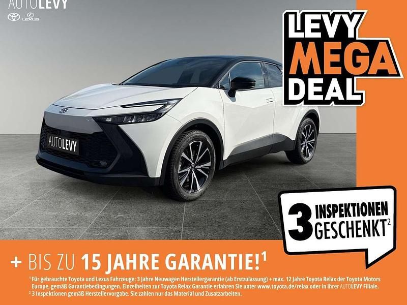 Super white / black Gebraucht 2024 Toyota C-HR Team SUV | 31.490 € (Superpreis) - Bild 1/4