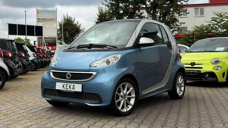 Active blue & cool silver Gebraucht 2014 Smart ForTwo Coupé Passion Coupé | 6.490 € (Fairer Preis) - Bild 1/4
