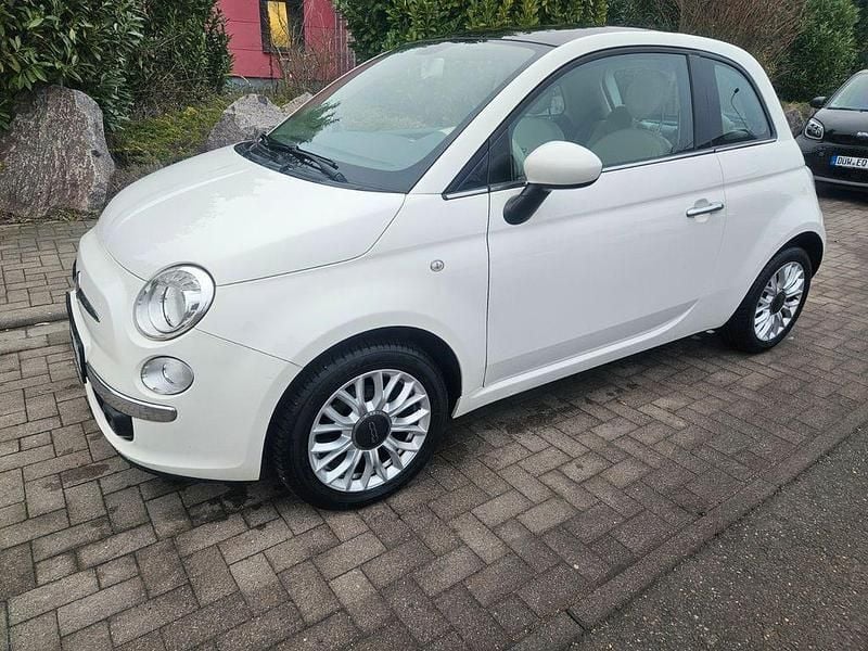 Weiß Gebraucht 2014 Fiat 500 Lounge Kleinwagen | 7.300 € (Fairer Preis) - Bild 1/4