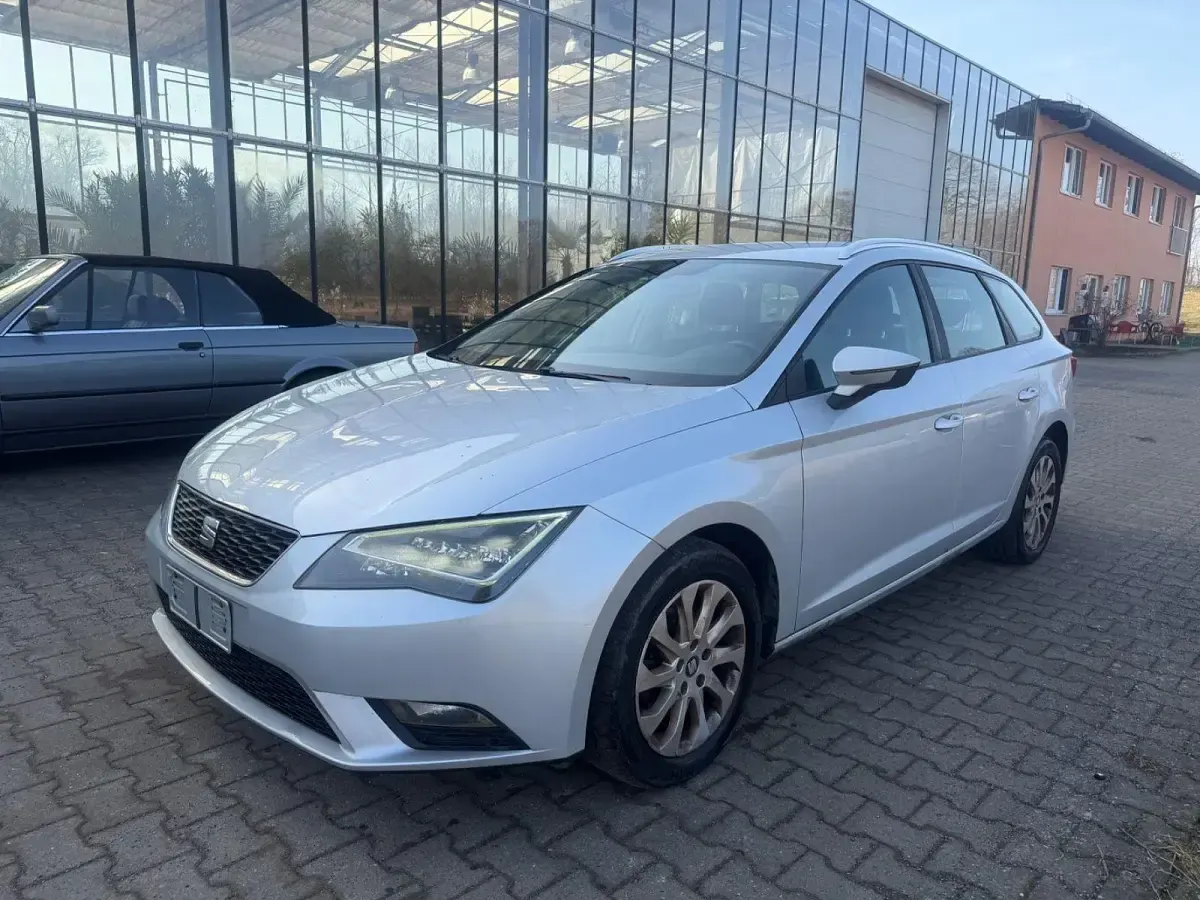 Brugt Seat Leon ST Style 105 HK (77 kW) 2016 Sølv Stationcar