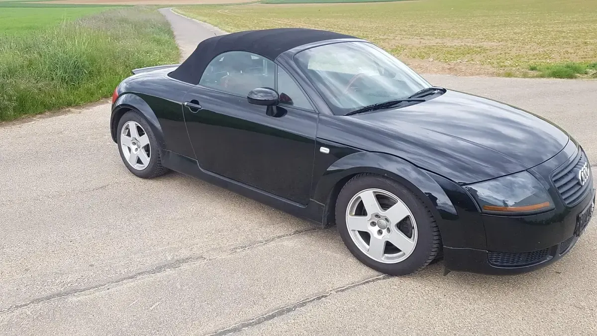 Gebraucht Audi TT Roadster 150 PS (110 kW) 2002 Schwarz Cabrio