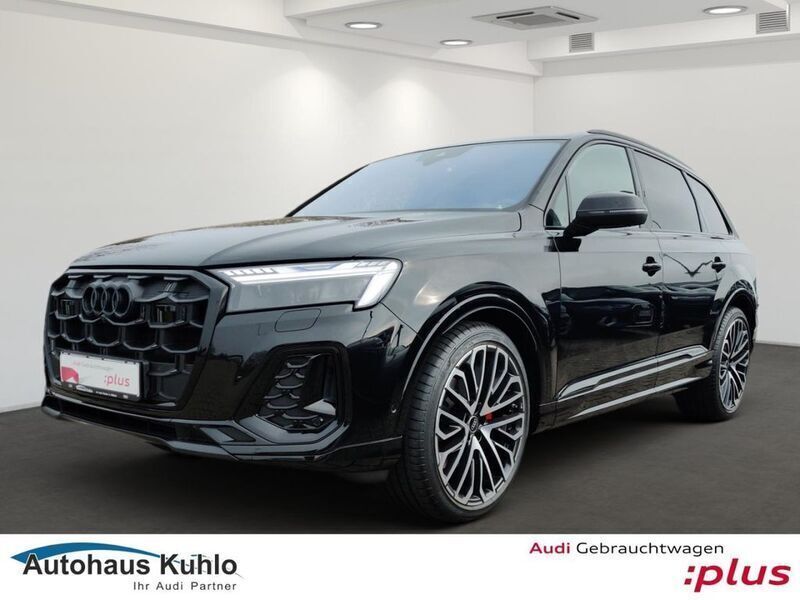 Mythosschwarz metallic Gebraucht 2025 Audi Q7 S-Line SUV | 109.990 € - Bild 1/4