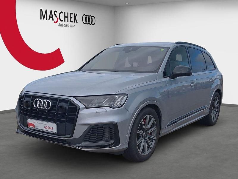Silber Gebraucht 2021 Audi Q7 S-Line SUV | 50.440 € (Superpreis) - Bild 1/4