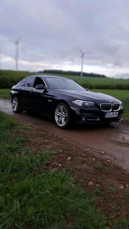 Schwarz Gebraucht 2016 BMW 525 Limousine | 15.200 € (Guter Preis) - Bild 1/4