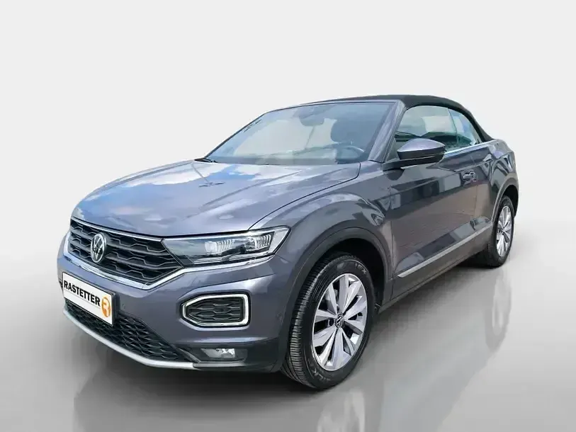 Gebraucht VW T-Roc Cabriolet Style 150 PS (110 kW) 2021 Grau Cabrio