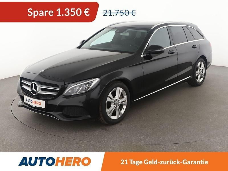 Schwarz Gebraucht 2017 Mercedes C250 Avantgarde Kombi | 19.820 € (Guter Preis) - Bild 1/3