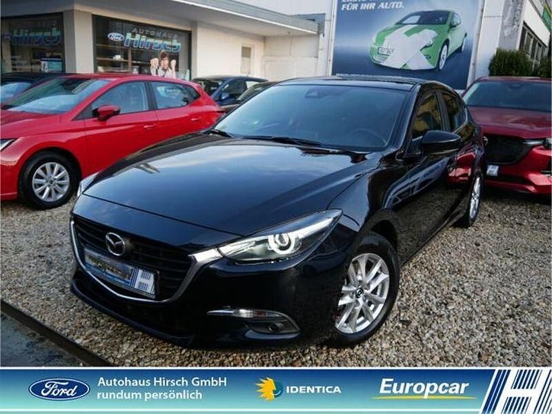 Jet black Gebraucht 2017 Mazda 3 Exclusive-Line Limousine | 16.900 € (Etwas zu teuer) - Bild 1/4
