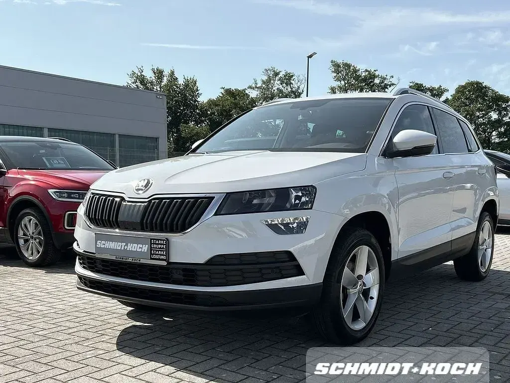 Gebraucht Skoda Karoq Ambition 110 PS (80 kW) 2022 Moonweiß (weiß) SUV