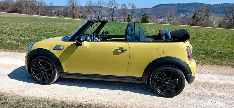 Gelb Gebraucht 2010 Mini Cooper S Cabriolet Cabrio | 6.500 € (Superpreis) - Bild 1/4