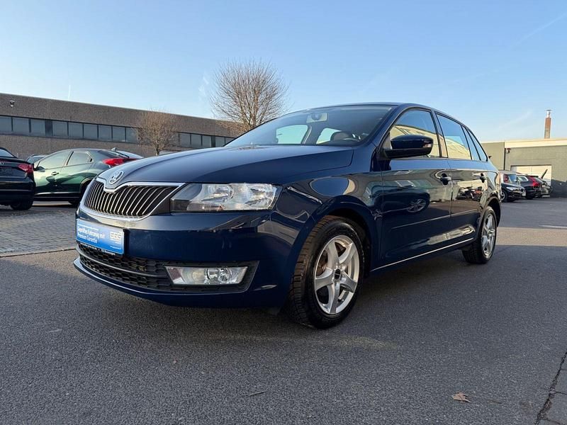 Gebraucht Skoda Rapid Ambition 90 PS (66 kW) 2017 Blau Kleinwagen