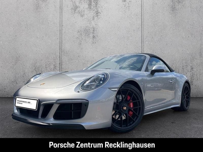 Silber Gebraucht 2018 Porsche 911 Carrera GTS Cabrio | 125.870 € (Teuer) - Bild 1/4