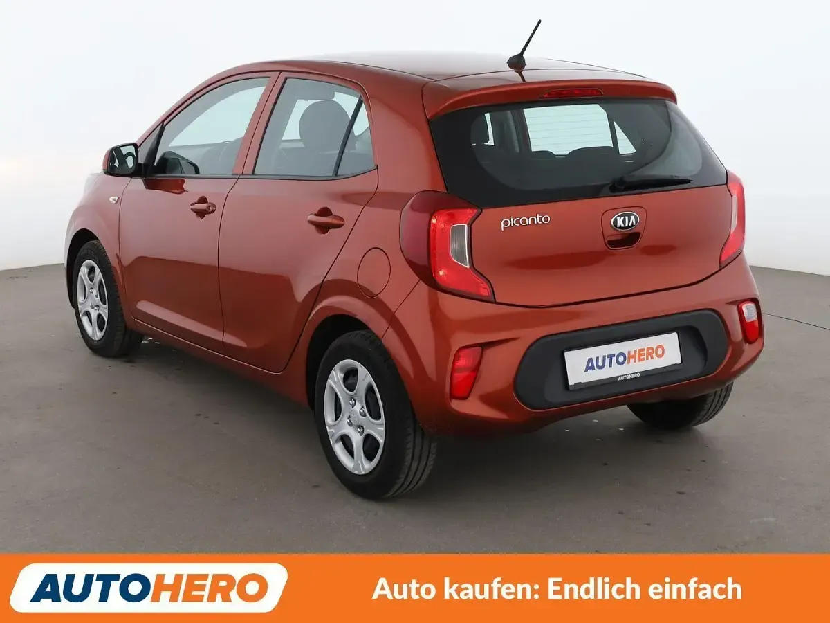 Gebraucht Kia Picanto Edition 7 84 PS (61 kW) 2018 Orange Kleinwagen