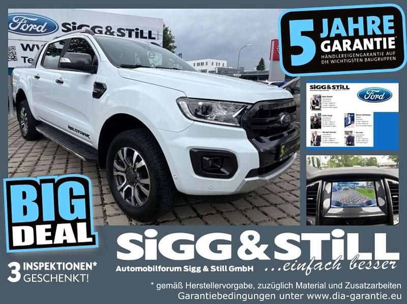 Frostweiss Gebraucht 2022 Ford Ranger Wildtrack Abholung | 34.950 € (Guter Preis) - Bild 1/4