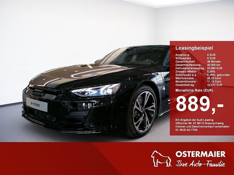 Mythosschwarz metallic Gebraucht 2024 Audi e-tron GT quattro Sport Limousine | 88.880 € - Bild 1/4