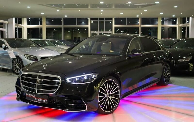 Obsidianschwarz metalliclack Gebraucht 2023 Mercedes S400 AMG line Limousine | 103.850 € - Bild 1/4