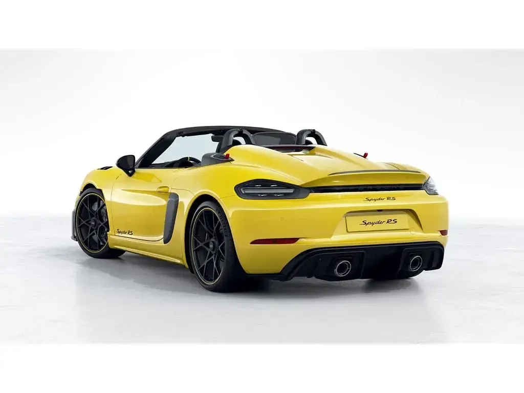 Neu Porsche 718 Spyder RS Chrono 500 PS (367 kW) 2026 Gelb Cabrio