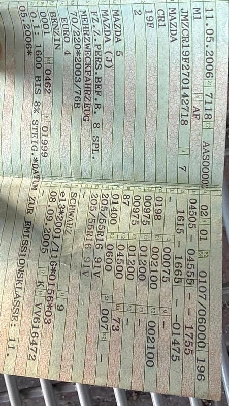 Second-hand Mazda 5 2006 Negru Monovolum