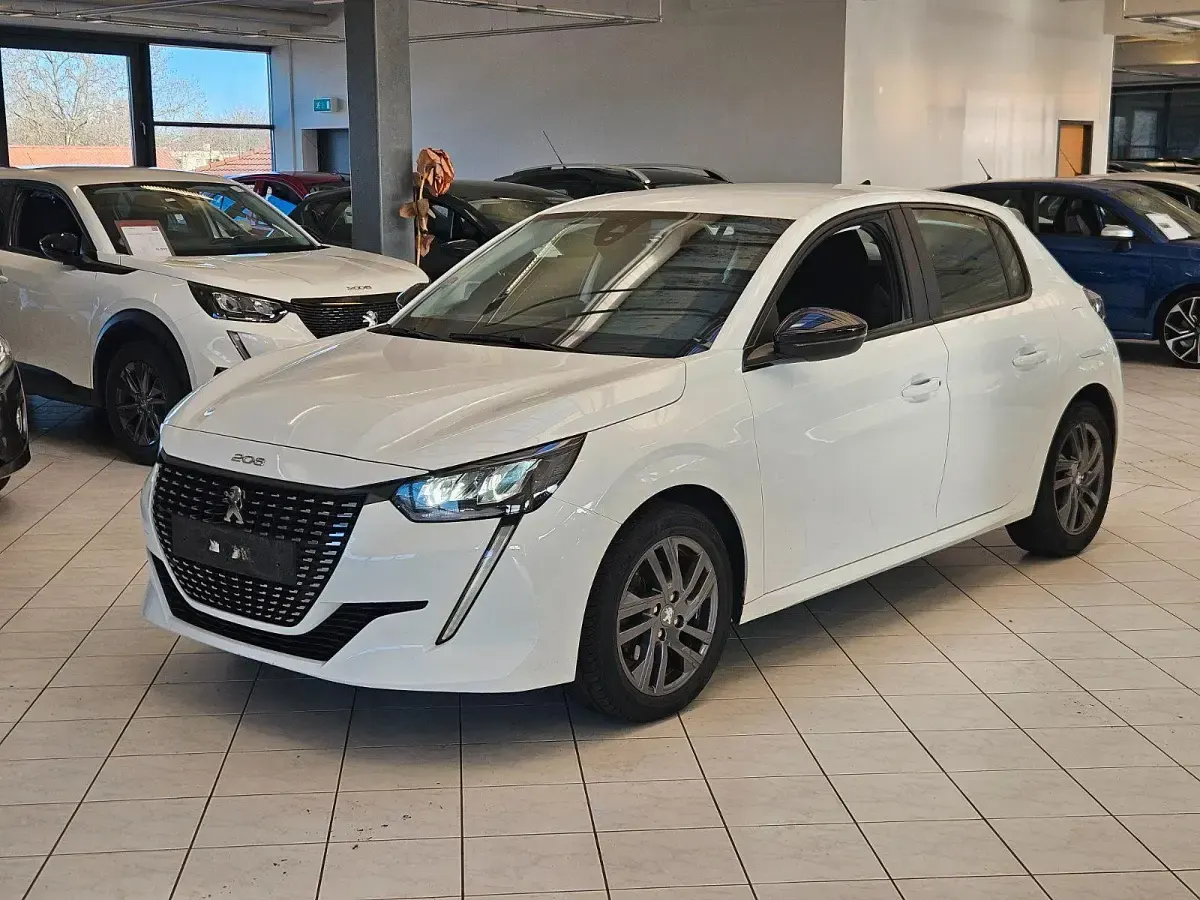 Gebraucht Peugeot 208 Business-Line 101 PS (74 kW) 2021 Weiß Kleinwagen