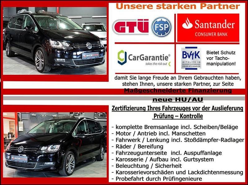 Gebraucht VW Sharan Highline 220 PS (161 kW) 2016 Schwarz Van / Kleinbus