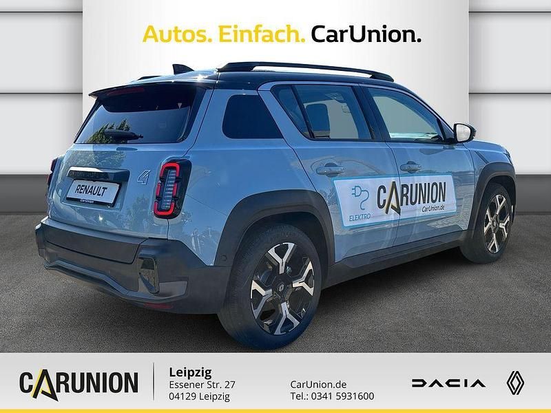 Gebraucht Renault 4 E-Tech Komfort 110 kW (150 PS) 2025 Kumulusblau, black pearlschwarz metallic SUV