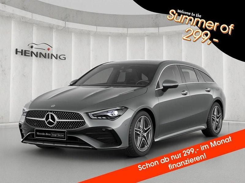 Grau Gebraucht 2024 Mercedes CLA200 Shooting Brake AMG Kombi | 35.880 € (Etwas zu teuer) - Bild 1/4
