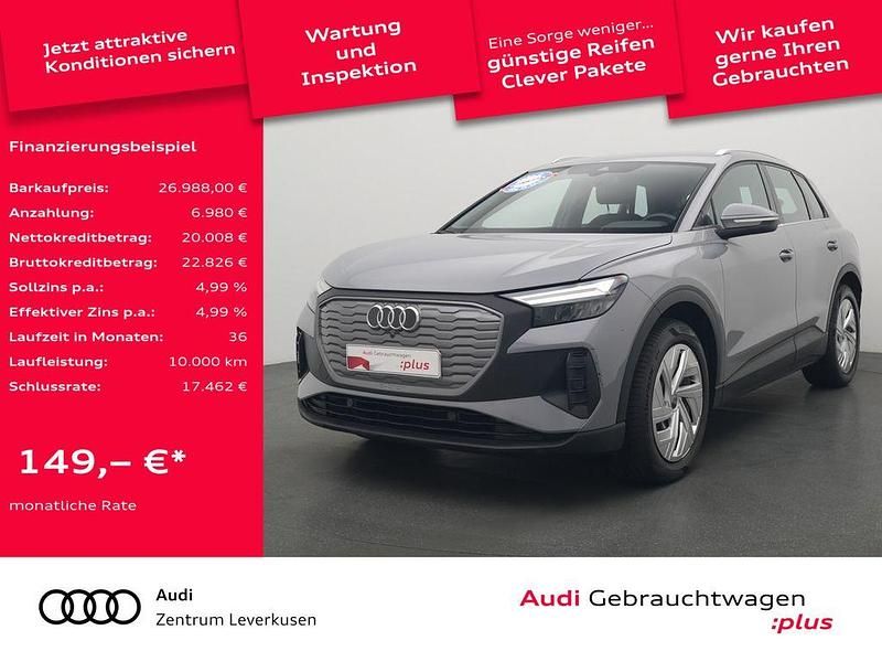 Grau Gebraucht 2023 Audi Q4 e-tron Comfort SUV | 26.988 € (Fairer Preis) - Bild 1/4