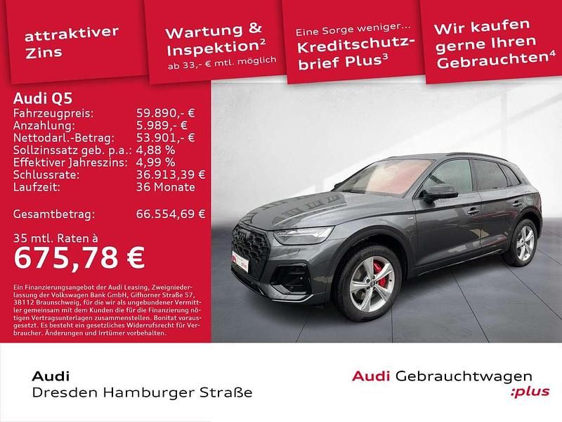 Daytonagrau perleffekt Gebraucht 2025 Audi Q5 S-Line SUV | 59.890 € (Etwas zu teuer) - Bild 1/3