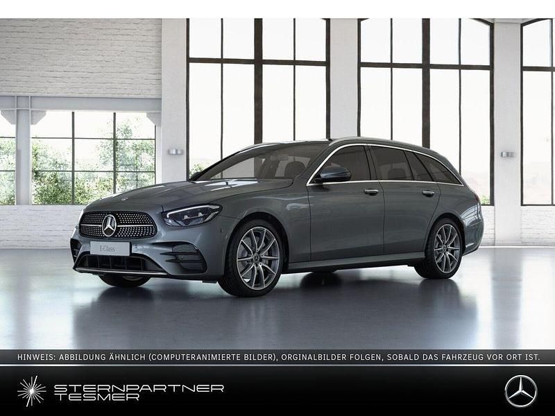 Grau Gebraucht 2024 Mercedes E220 AMG Limousine | 49.989 € (Teuer) - Bild 1/3