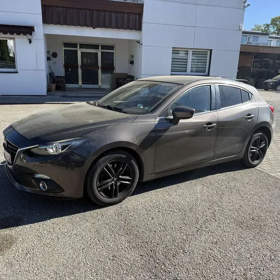 Gebraucht Mazda 3 Sports-Line 150 PS (110 kW) 2015 Obsidiangrau metallic Kleinwagen