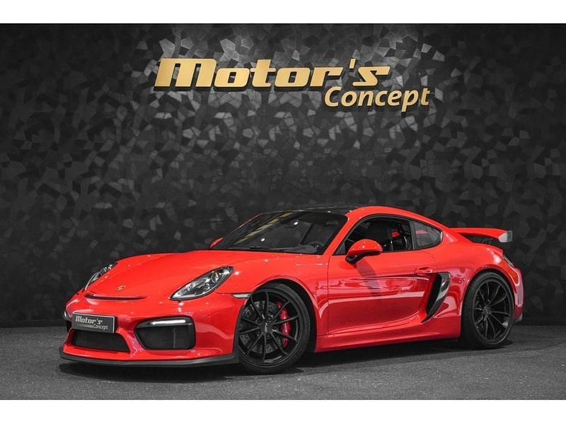 Rot Gebraucht 2016 Porsche Cayman GT4 Coupé | 99.990 € (Etwas zu teuer) - Bild 1/4