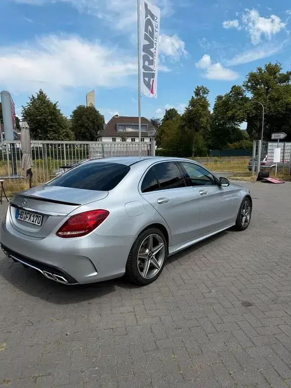 Gebraucht Mercedes C220 AMG 170 PS (125 kW) 2015 Silber Limousine