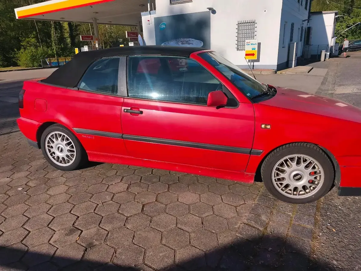 Brugt VW Golf Cabriolet 90 HK (66 kW) 1995 Rød Cabriolet