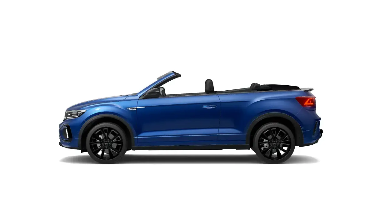 Gebraucht VW T-Roc Cabriolet R-line 150 PS (110 kW) 2022 Ravennablau (blau) Cabrio