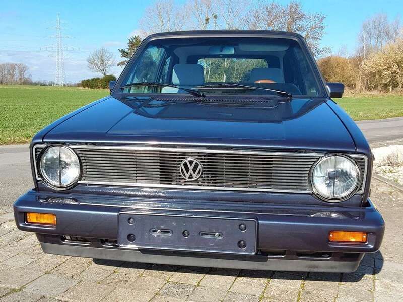 Blau Gebraucht 1989 VW Golf Cabriolet Cabrio | 13.999 € - Bild 1/4