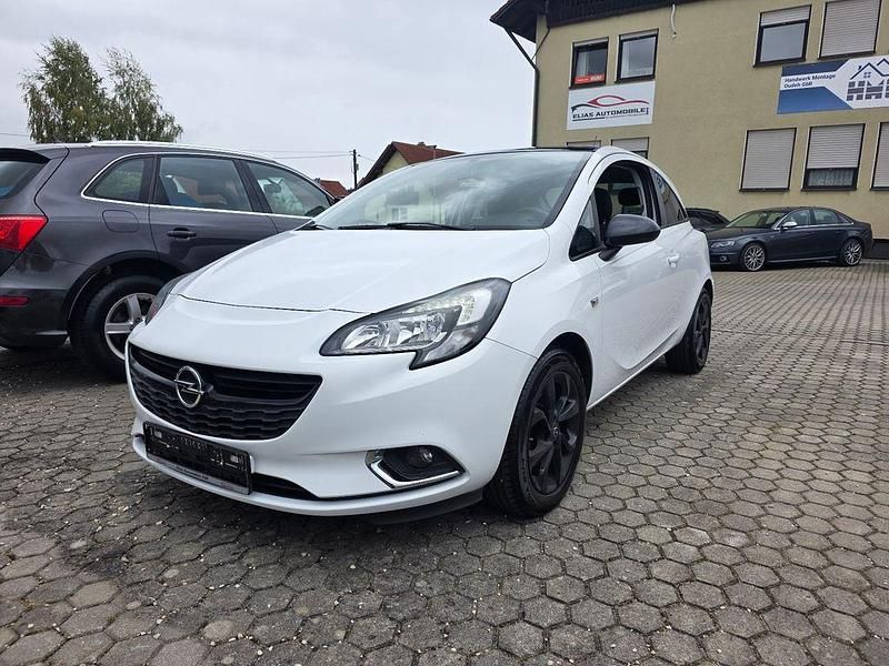 Weiß Gebraucht 2015 Opel Corsa Color Edition Kleinwagen | 5.990 € (Fairer Preis) - Bild 1/4