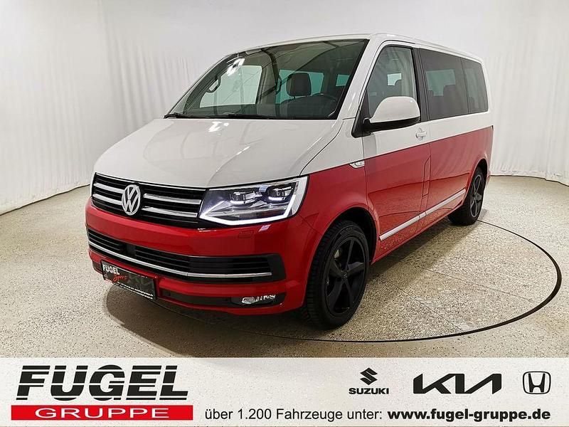 Weiß/rot Gebraucht 2016 VW Multivan Generation Six Van | 31.995 € (Guter Preis) - Bild 1/4