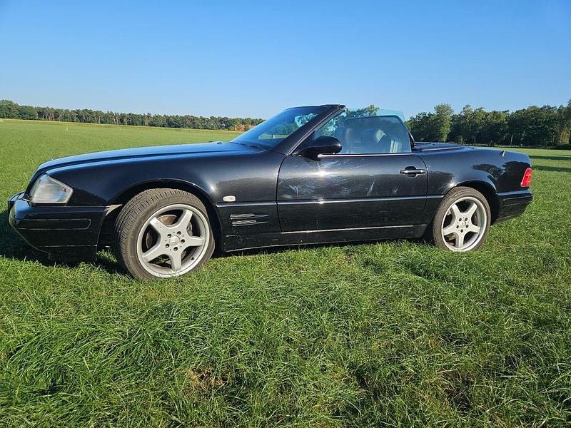 Schwarz Gebraucht 2000 Mercedes SL320 Cabrio | 24.950 € (Superpreis) - Bild 1/4