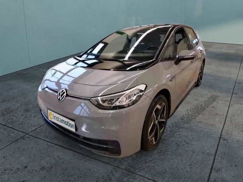 Grau Gebraucht 2022 VW ID.3 Pro Performance Kleinwagen | 24.470 € (Etwas zu teuer) - Bild 1/3