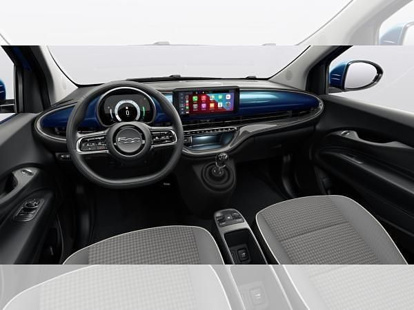 Neu Fiat 500 65 PS (47 kW) 2025 Grün (ozean grün) Limousine