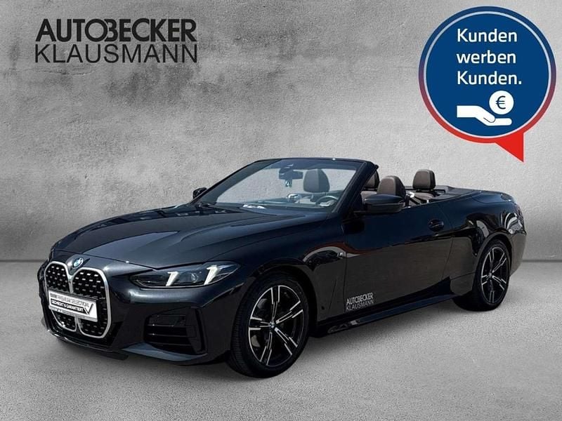 Black sapphire metallic Gebraucht 2024 BMW 420 M Sport Cabrio | 53.835 € (Teuer) - Bild 1/4